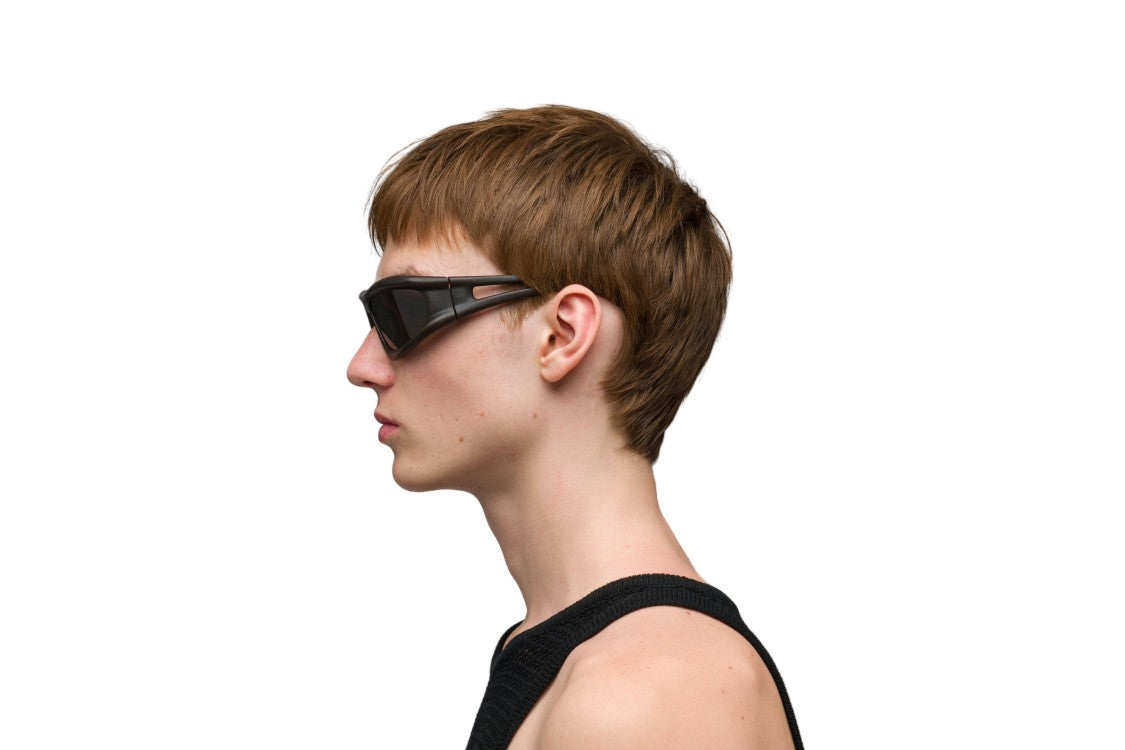 Mykita Marfa Aerodynamic Black Stainless Steel Sunglasses
