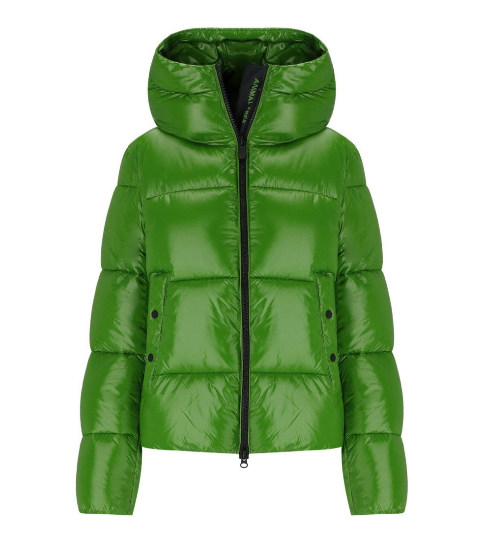 Save The Duck Biddy Green Hodded Padded Jacket