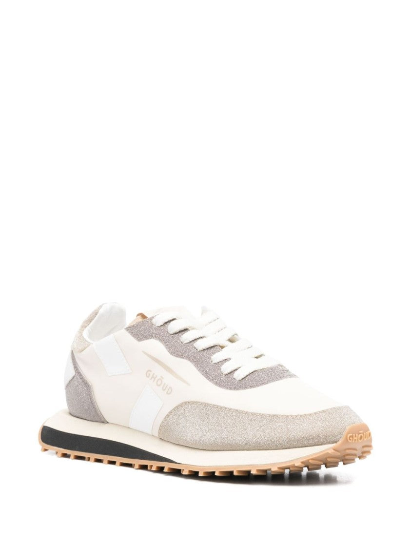 Ghoud Elevated Beige Sneakers With Textured Design