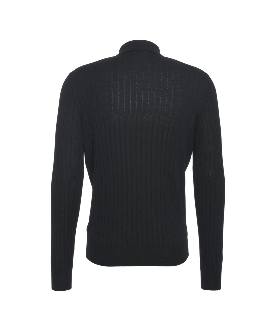 Gender Fine Knit Polo Shirt