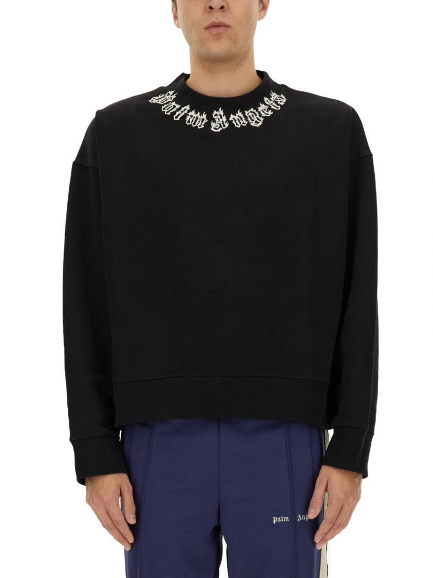 Palm Angels Sweatshirt With Logo