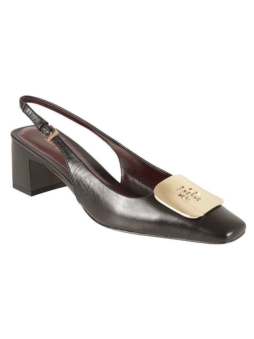 Tory Burch Slingback Heels With Pointed Toe