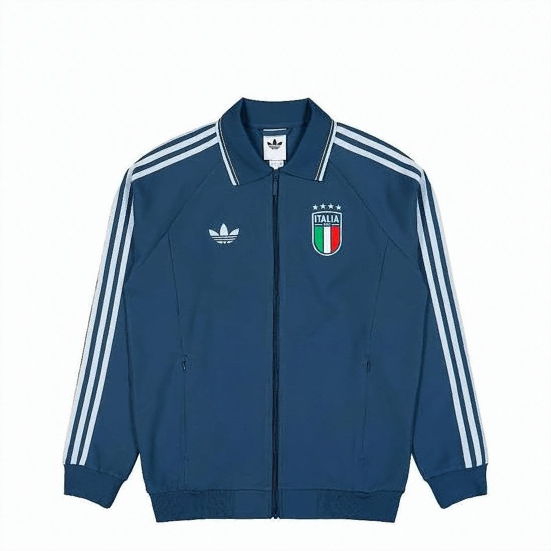 Adidas Full-Zip Sports Jacket With Italia Crest