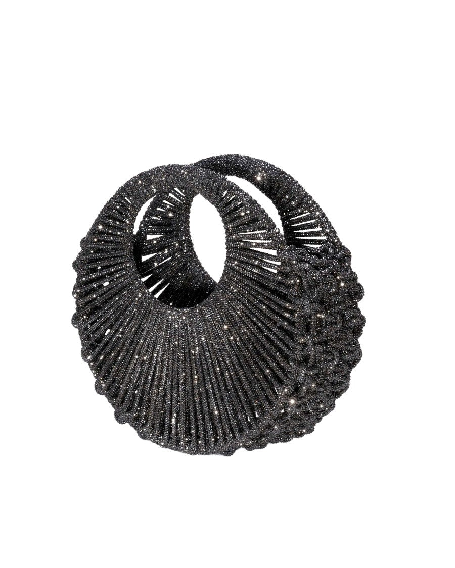 Hibourama Jaya Rainbow Hematite Fan-Shaped Shoulder Bag