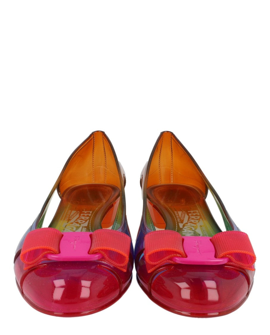 Ferragamo Be Jelly Ballet Flats