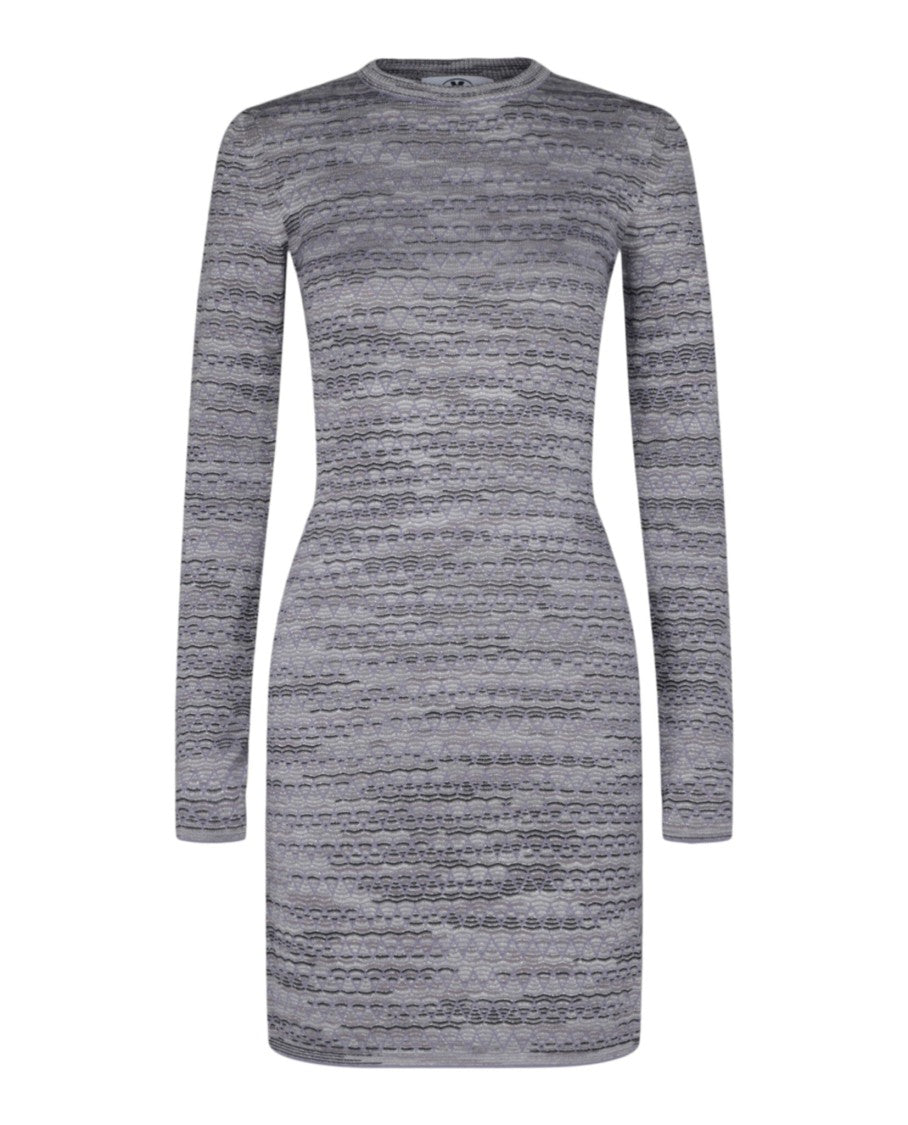 M Missoni Multi-Striped Bodycon Mini Dress