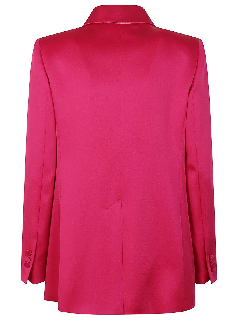 Max Mara Tailored Acetate Blazer With Sharp Lapel