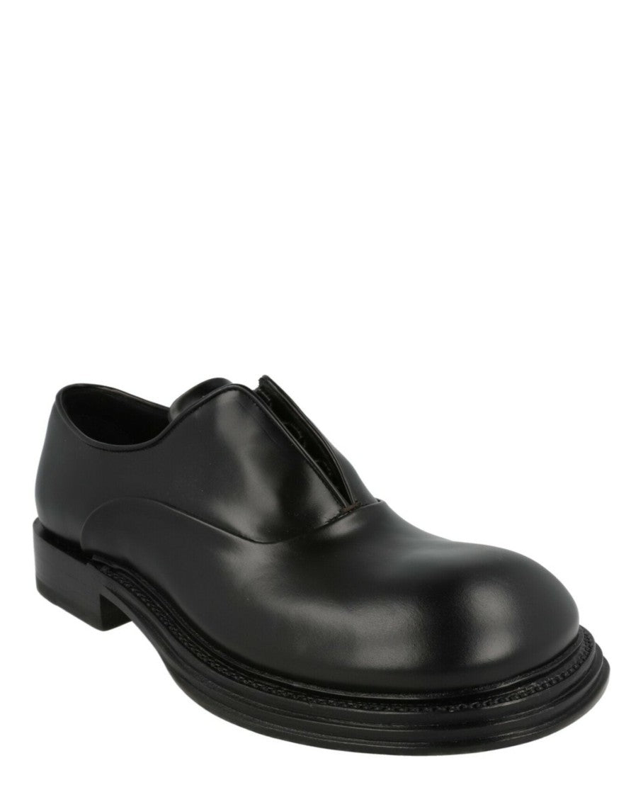 Ferragamo Fanni Leather Oxfords