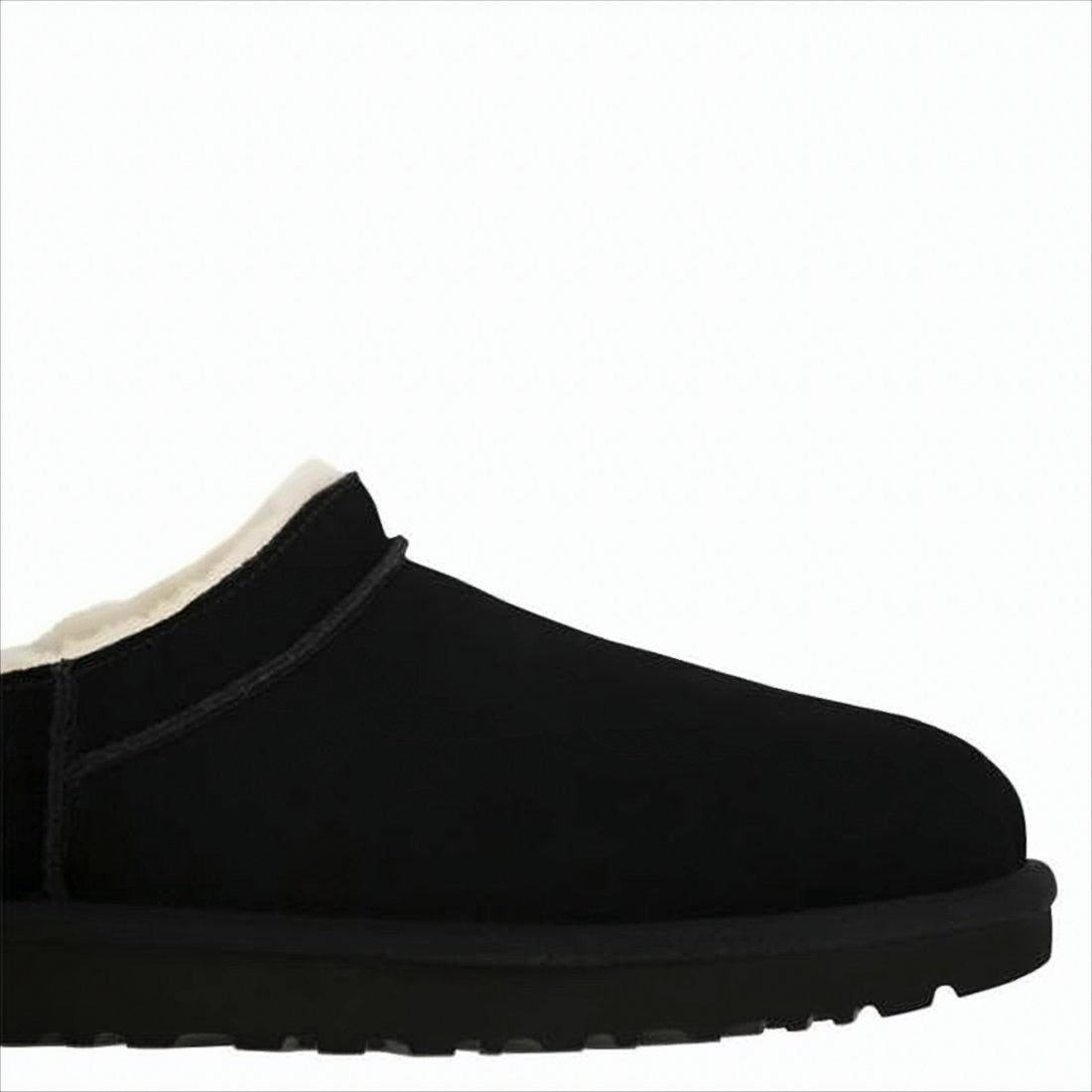 Ugg Suede Slip-On Mules With Plush Wool Lining