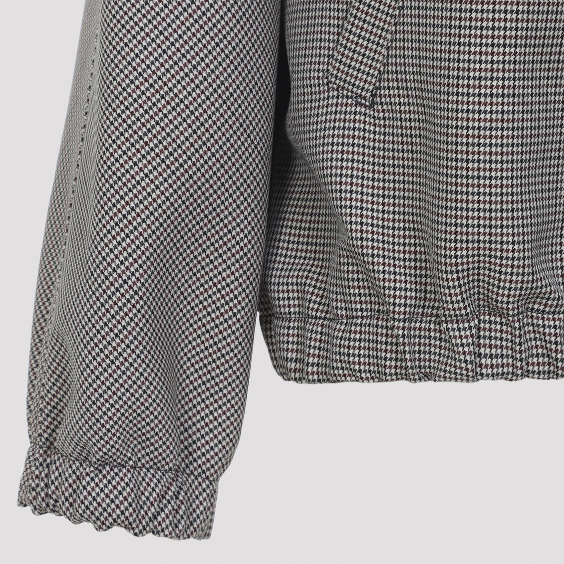 Courrèges Multicolour Wool Blend Jacket With High Collar