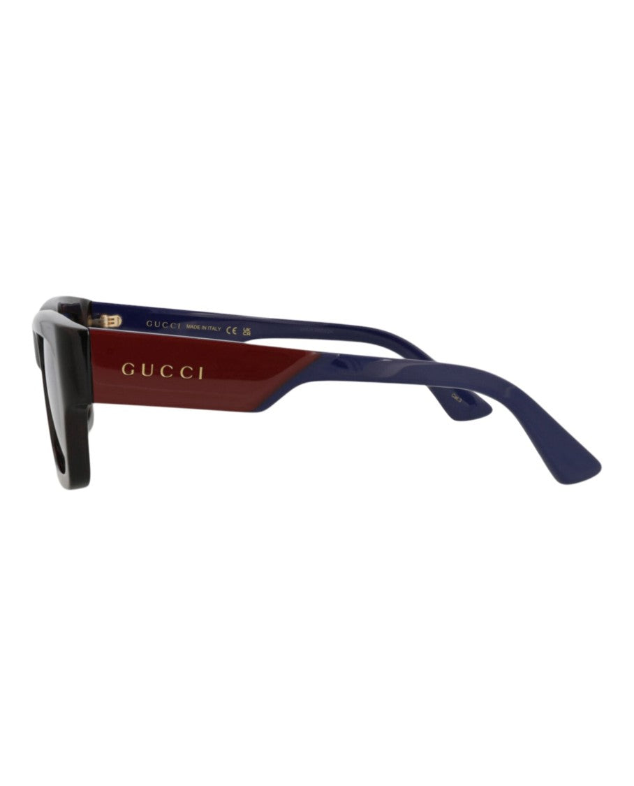 Gucci Square-Frame Recycled Acetate Sunglasses