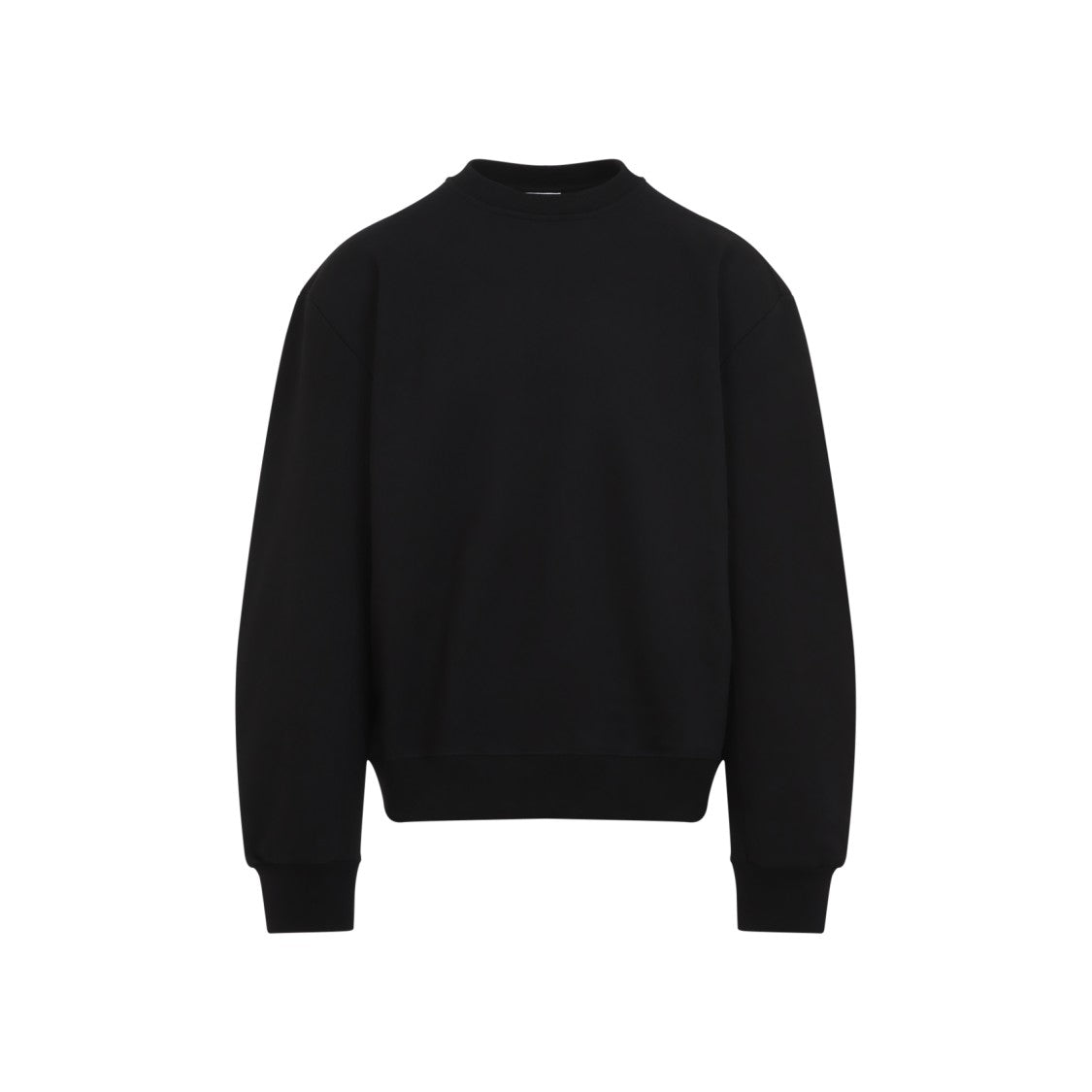 Dries Van Noten Relaxed Fit Black Cotton Sweater