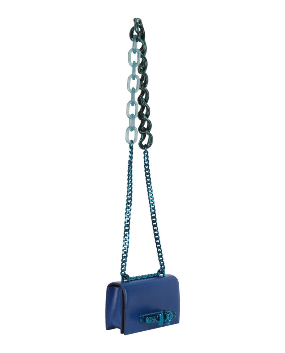 Alexander Mcqueen Mini Jeweled Knuckle Shoulder Bag