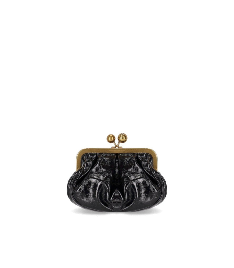Max Mara Pasticcino Navetta Small Black Clutch
