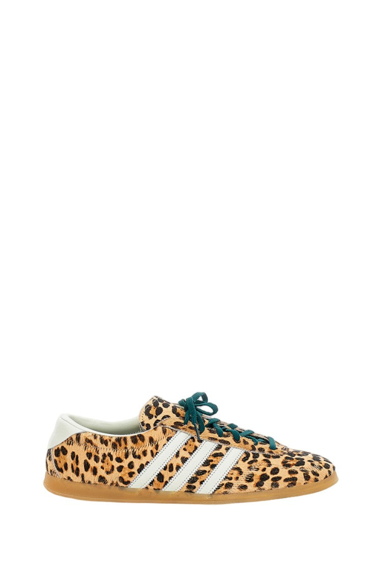 Adidas Originals Animal-Print Calf Hair Sneakers With Double Laces