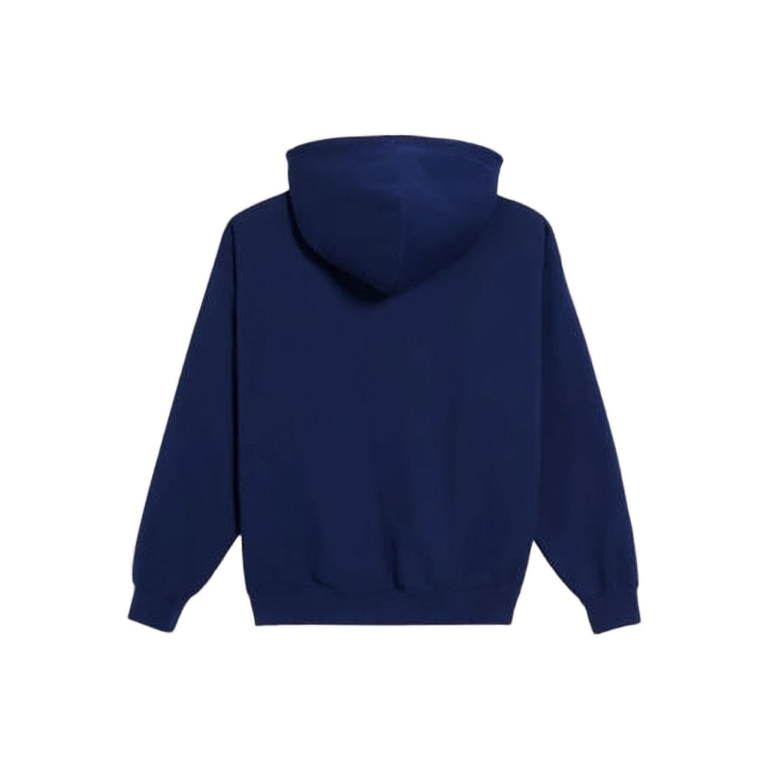 Y-3 Navy Blue Zip-Up Hoodie With Drawstring Hood