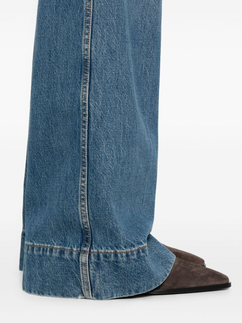 Victoria Beckham High-Waisted Wide Leg Jeans