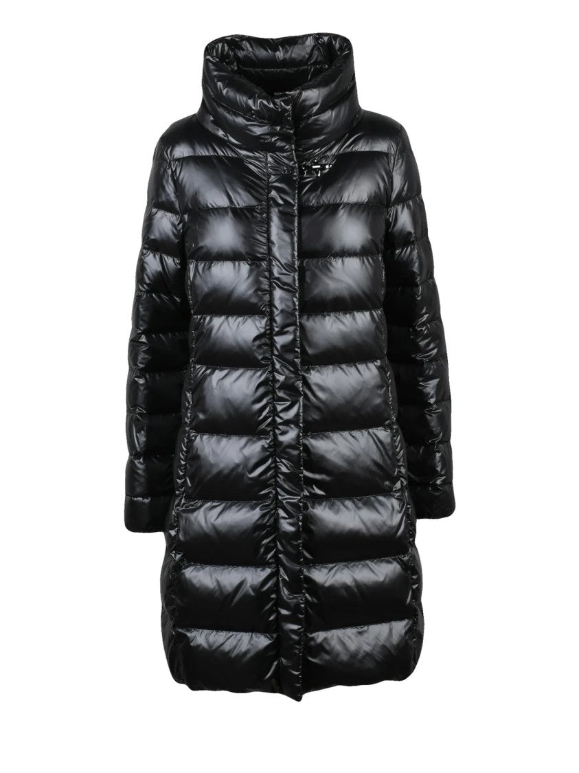 Fay Black Polyamide Quilted Down Jacket