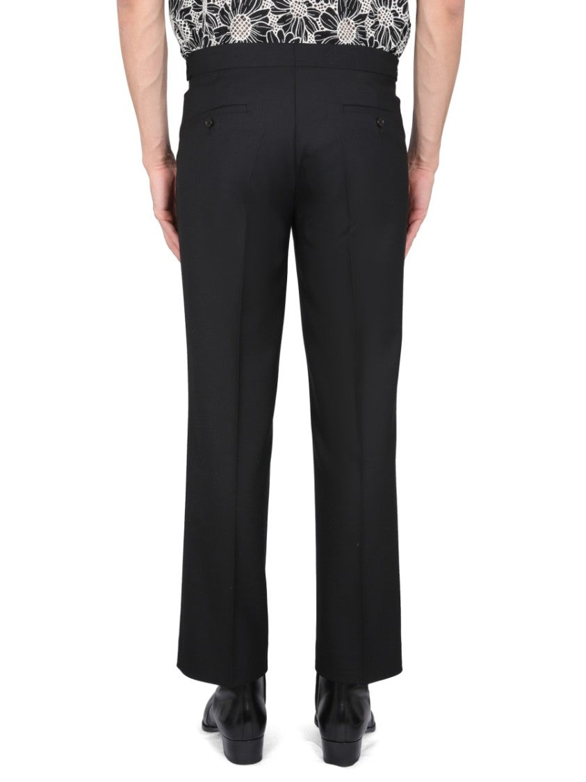 Sunflower Tailored Black Pants With Pleated Design