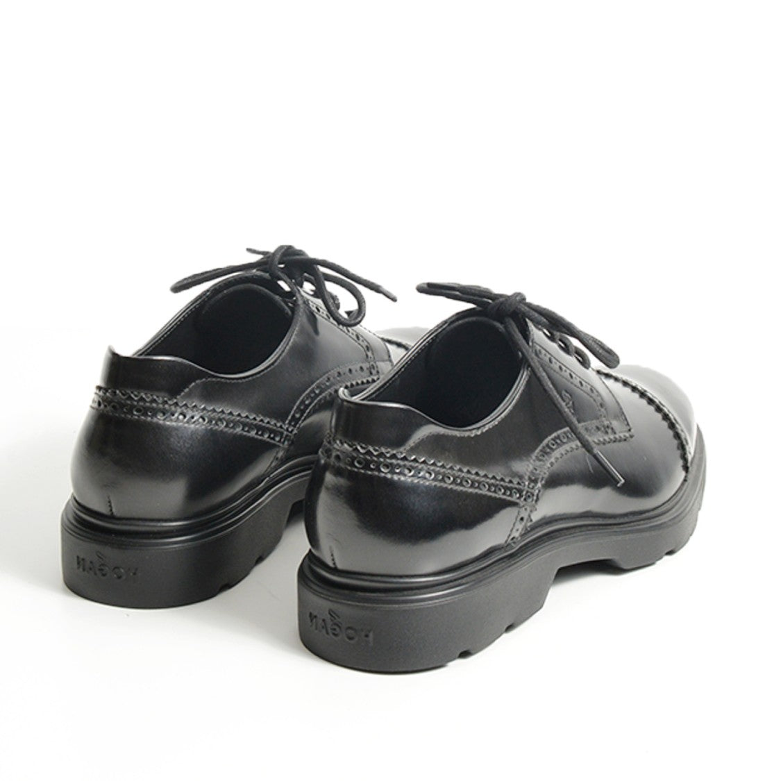 Hogan Derby Legato In Pelle Nera