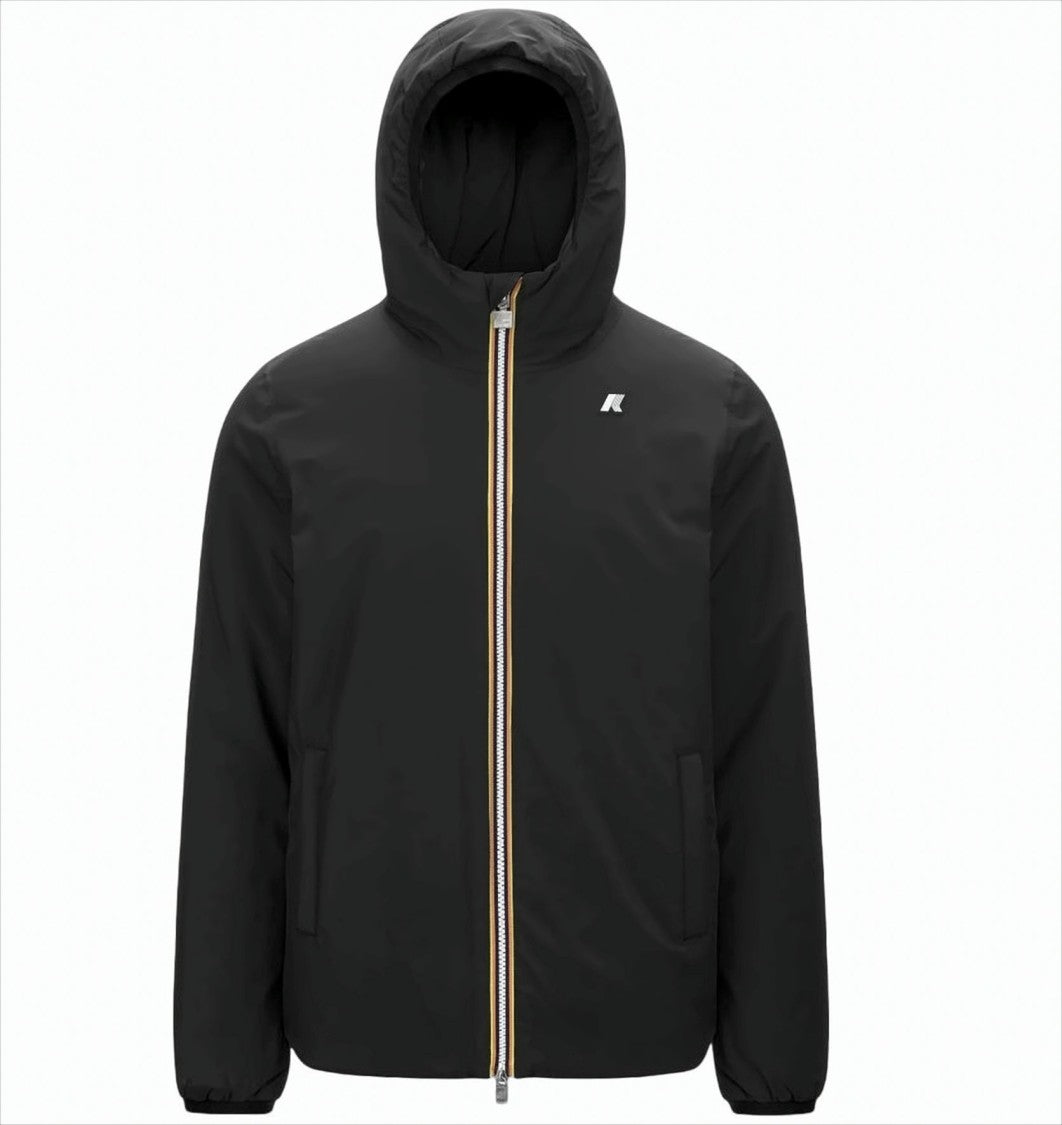 K-Way Reversible Waterproof Casual Jacket With Adjustable Hood