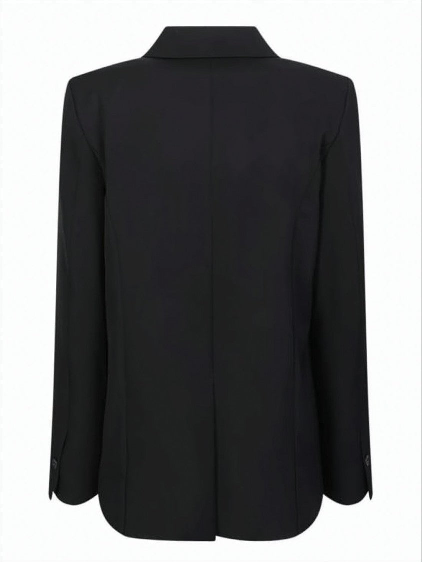 Jacquemus Tailored Black Jacket With Minimalist Design