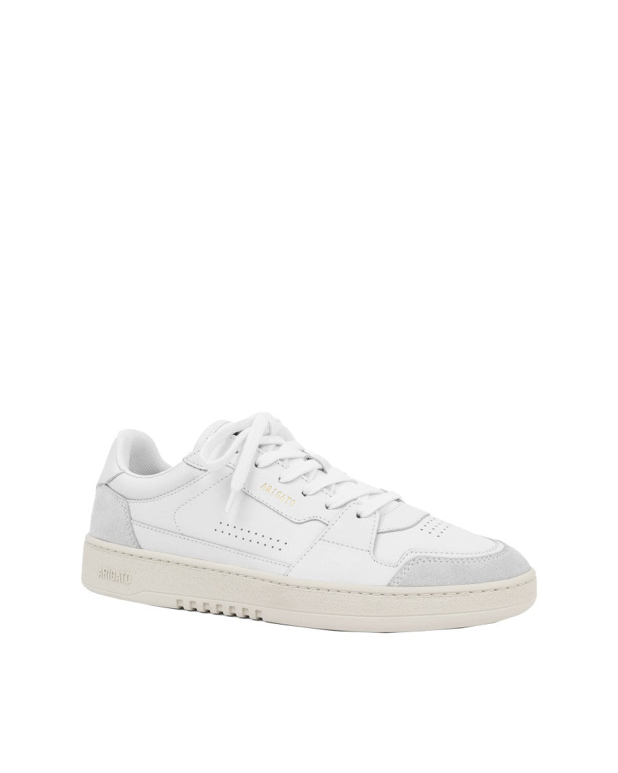 Axel Arigato Handcrafted White Sneakers With Contrasting Leather Panels