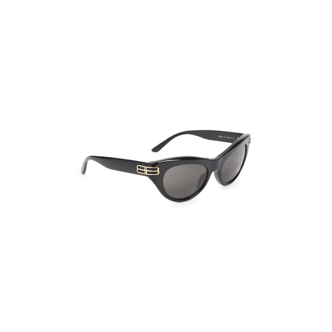 Balenciaga Black Acetate Cat-Eye Sunglasses