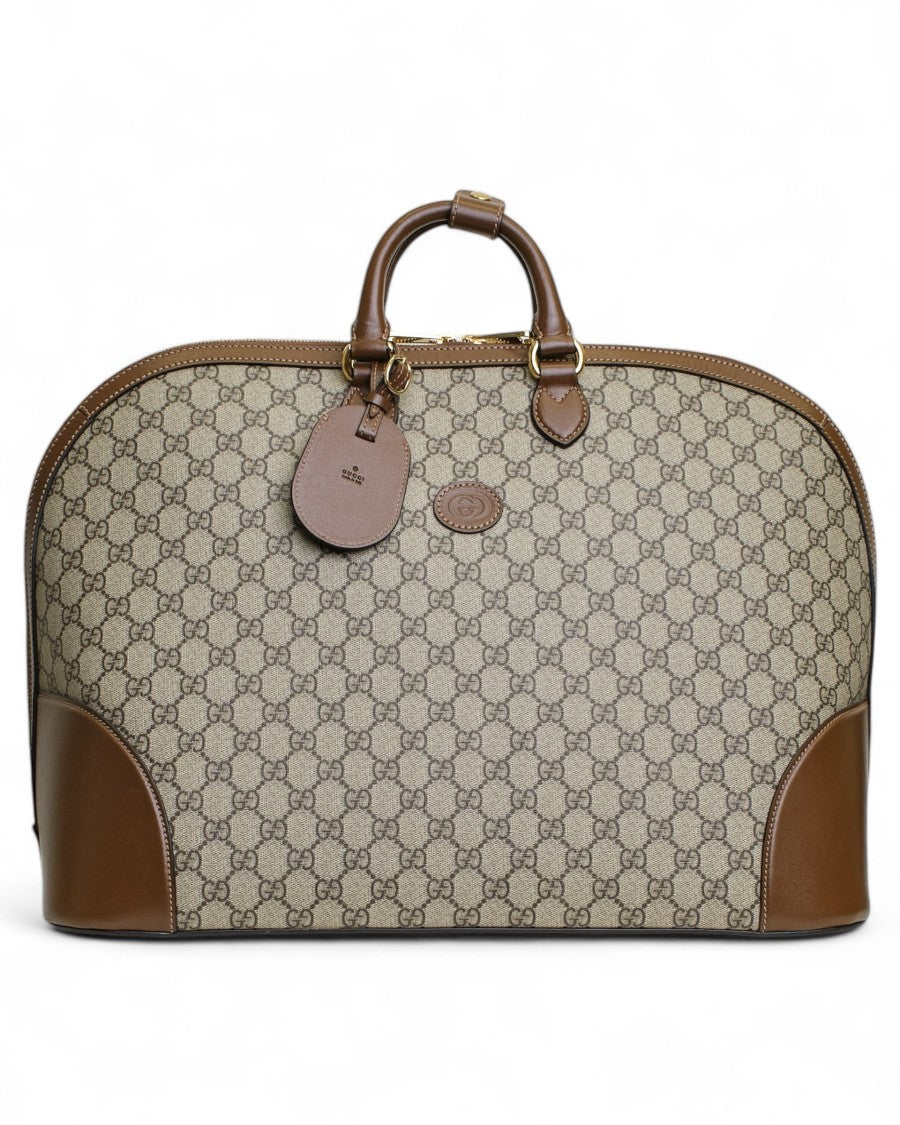 Gucci Brown Alma Large Gg Supreme