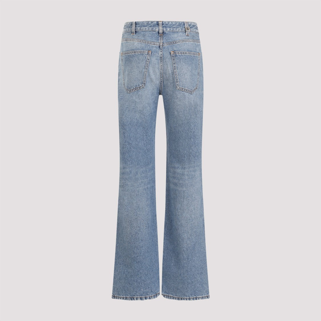Chloé Foggy Blue Cotton Jeans