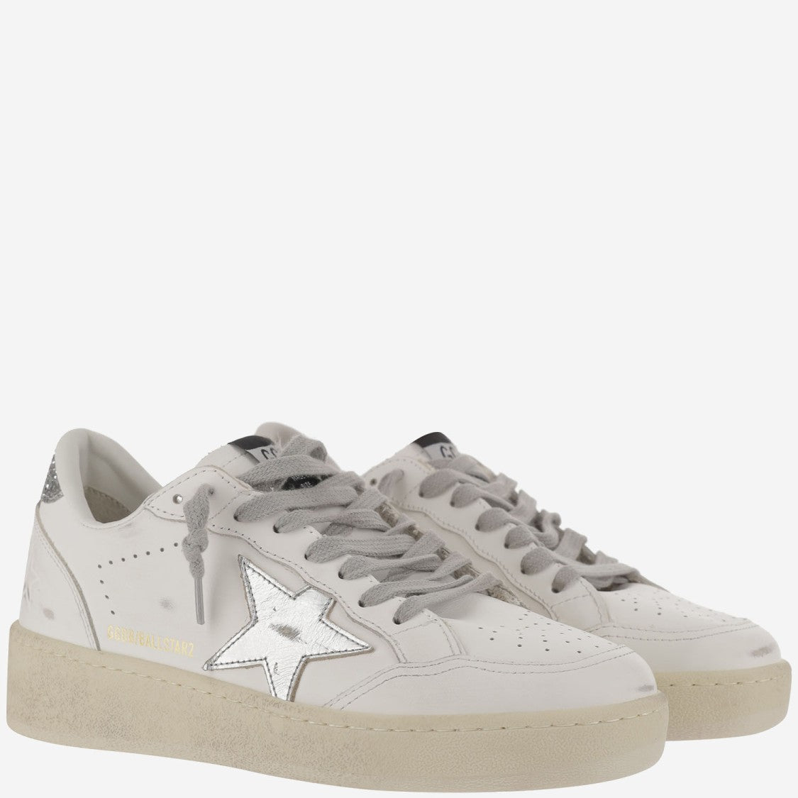Golden Goose Ball Star Leather Sneakers