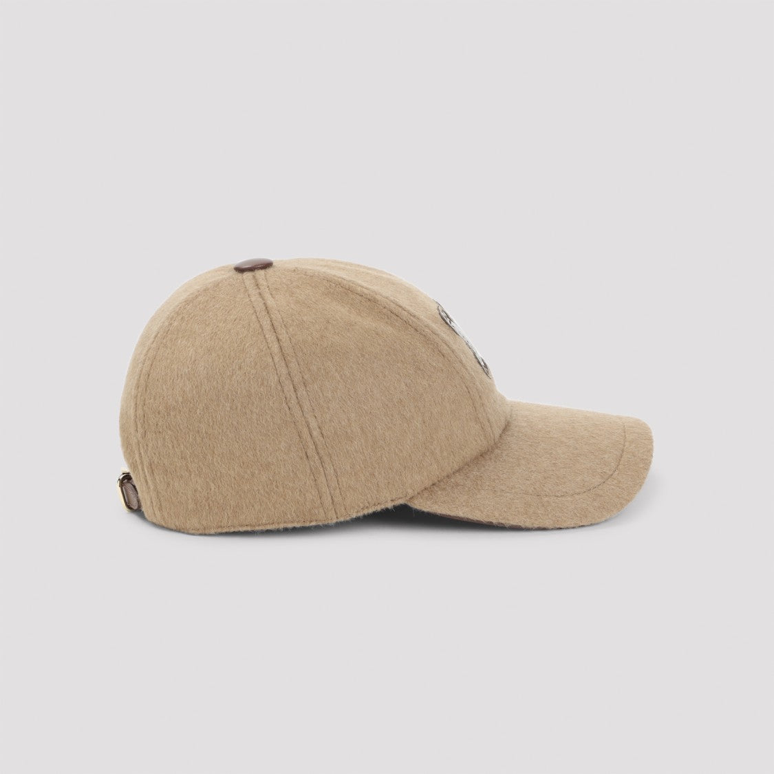 Max Mara Camel Hair Baseball Cap