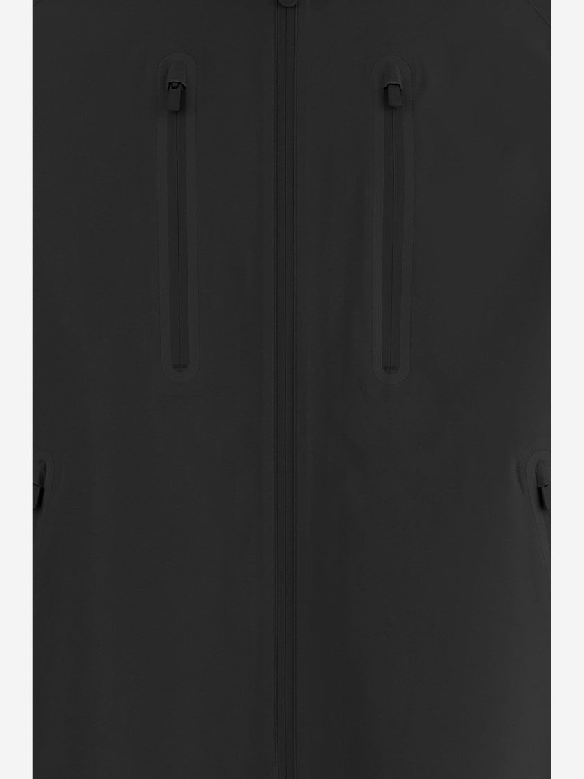 Save The Duck Cropped Black Jacket With High Collar