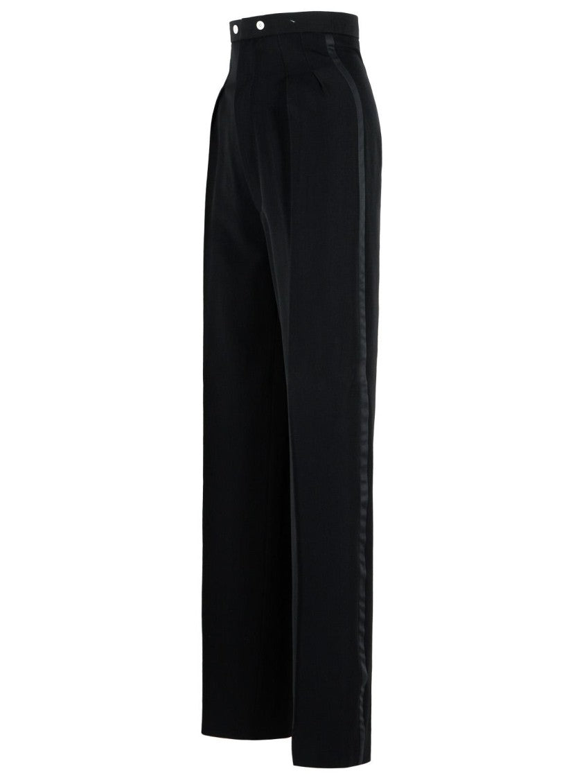 Maison Margiela Black Wool Pants