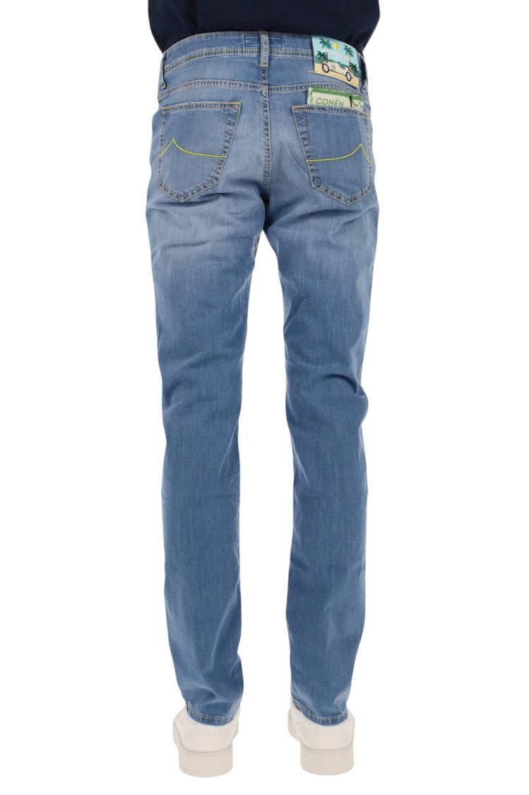 Jacob Cohen Light Blue Superlight Bard Fit Denim Jeans