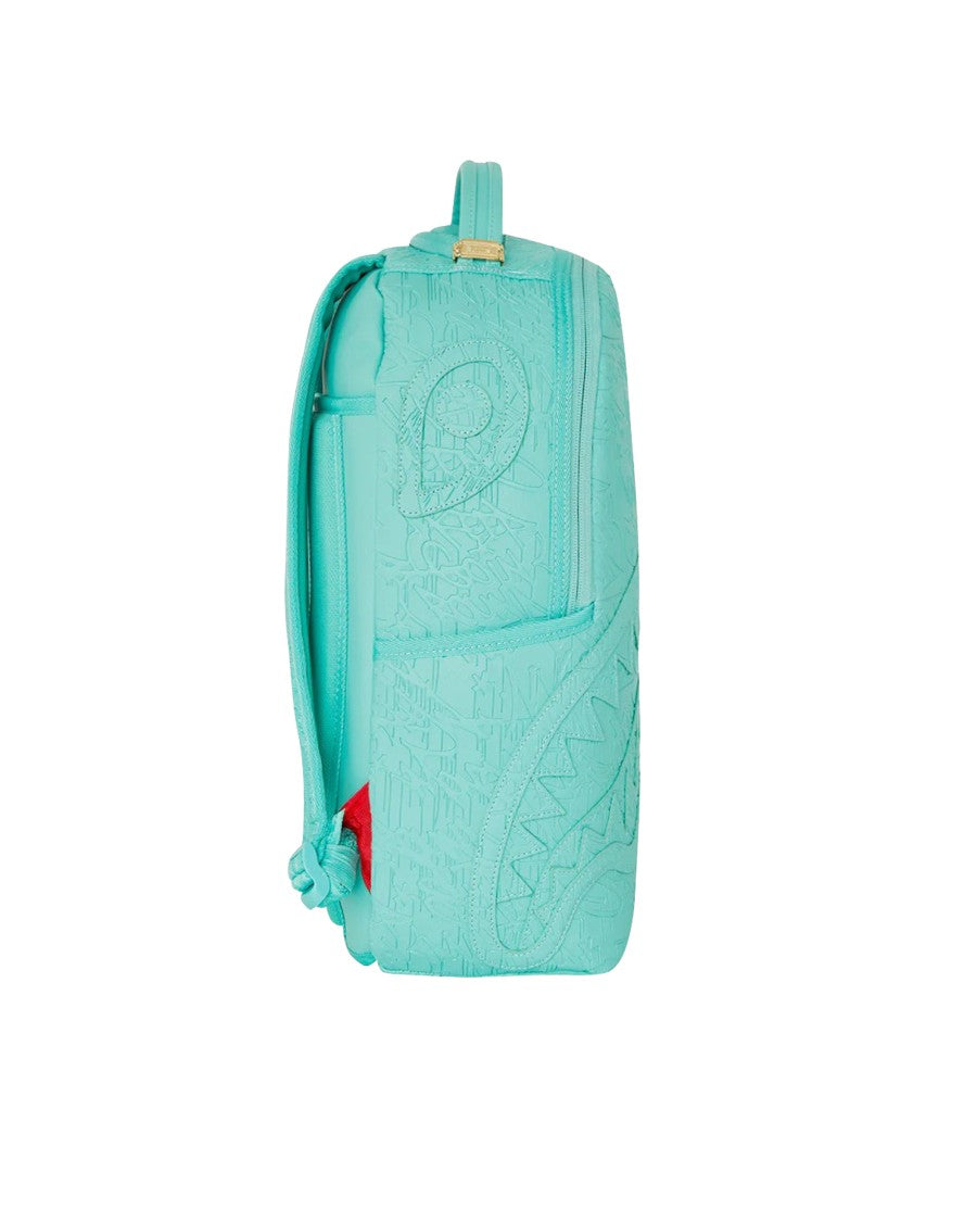 Sprayground Aqua Embossed Graffiti Backpack