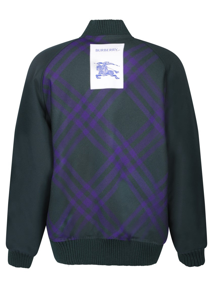 Burberry Reversible Wool-Blend Bomber Jacket