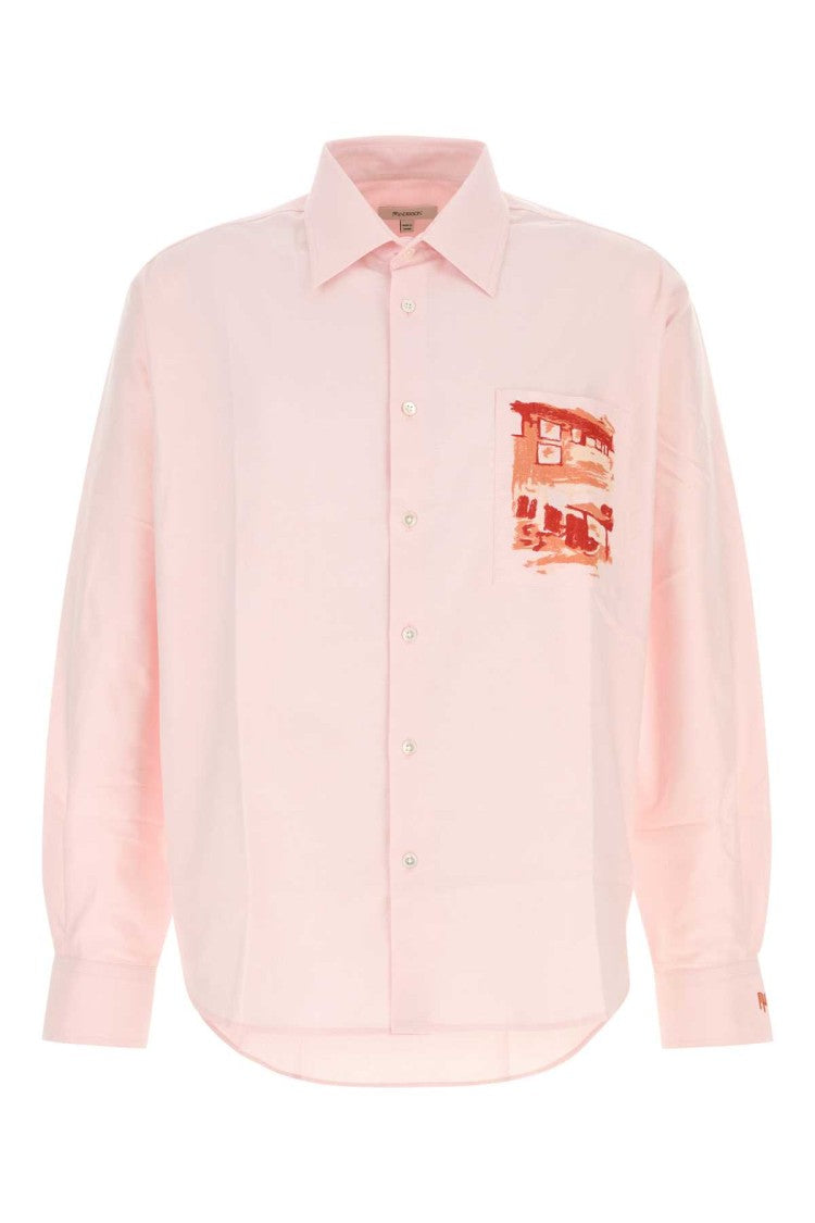 J. W. Anderson Pastel Pink Oxford Shirt