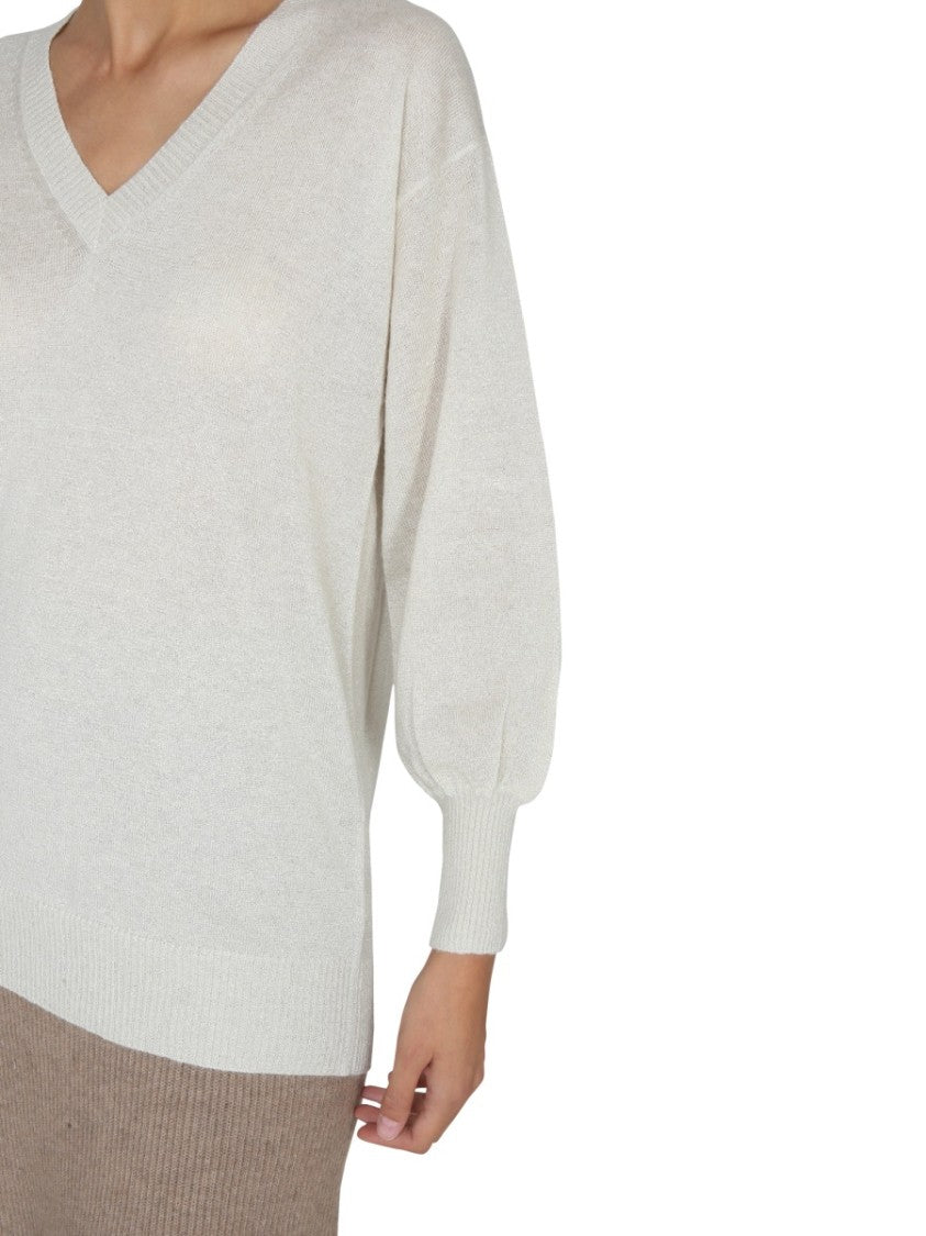 Fabiana Filippi Relaxed Fit V-Neck Jersey