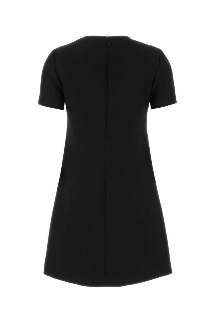 Valentino Garavani Black Wool Dress