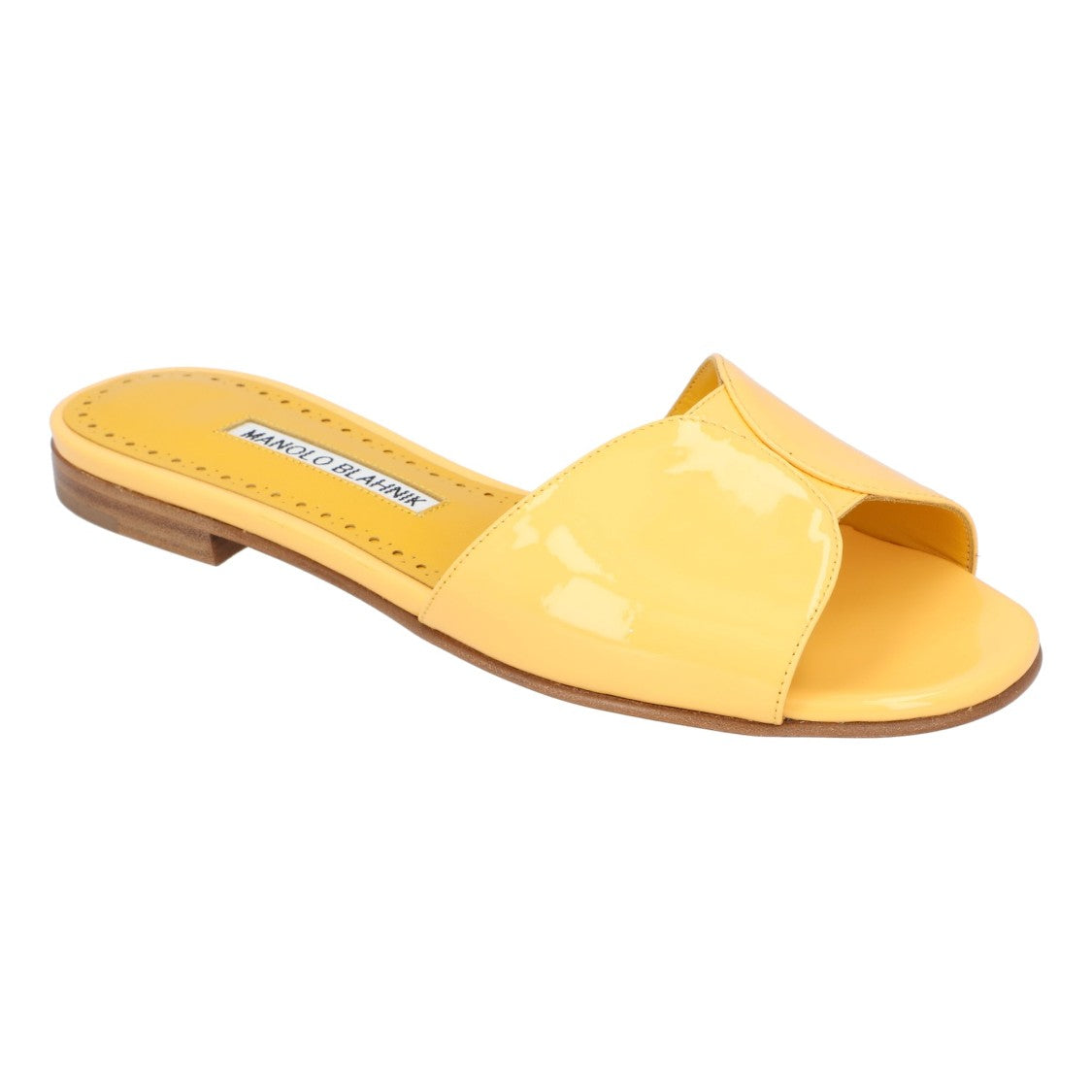Manolo Blahnik Houramu Flat Yellow