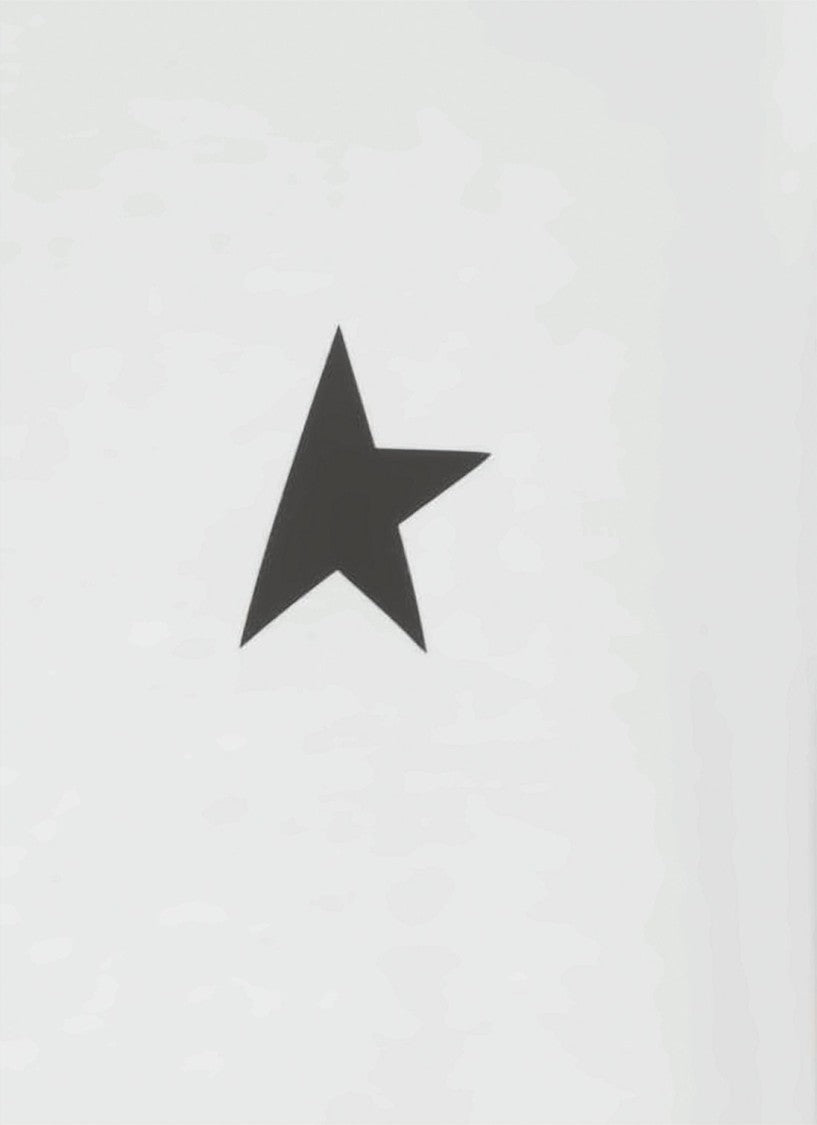 Golden Goose Short-Sleeve Cotton T-Shirt With Discreet Star Graphic