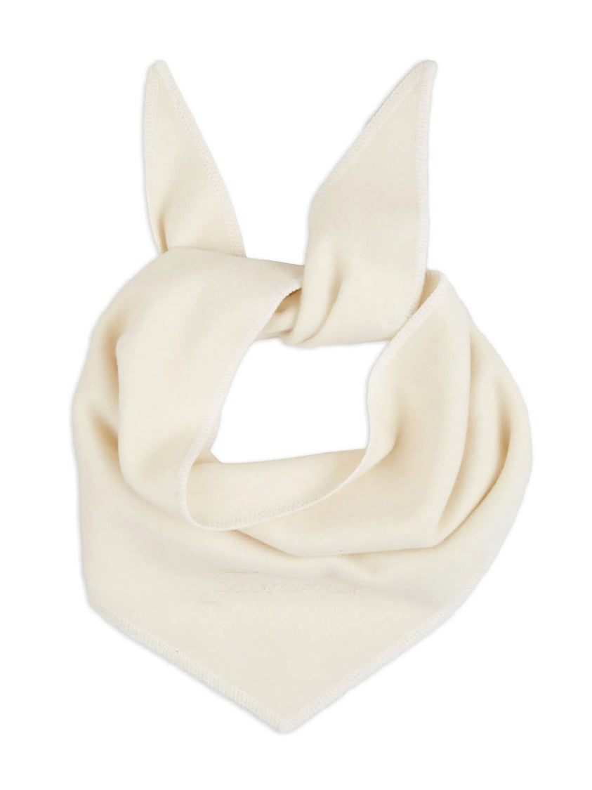 Jacquemus Triangular White Cashmere Scarf
