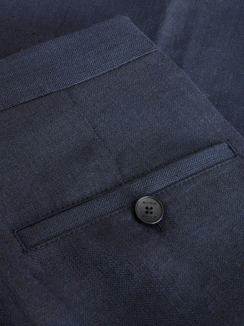 Etro Linen Bermuda Shorts