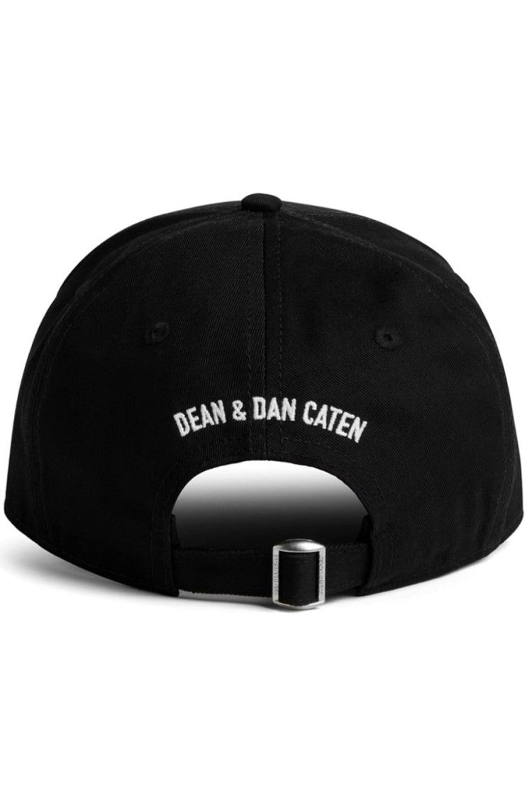 Dsquared2 Black Cotton Hat
