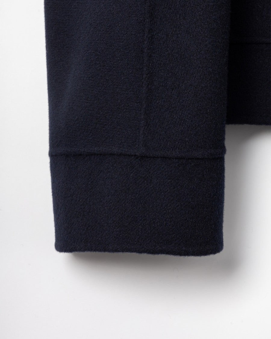 Max Mara Fiero Navy Button-Front Jacket