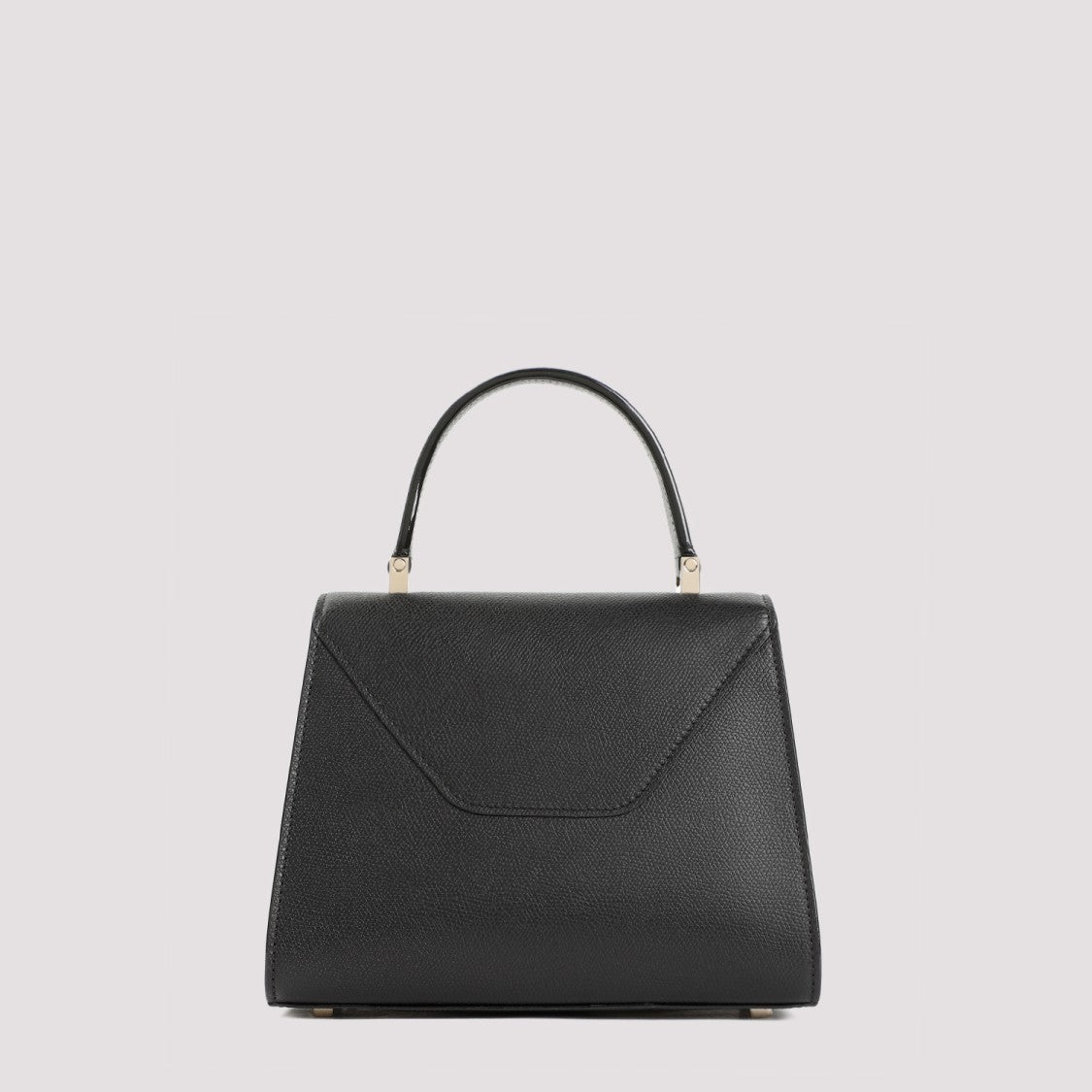Valextra Black Iside Top Handle Mini Bag