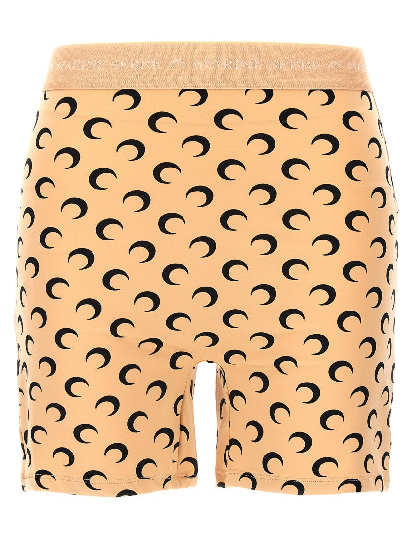 Marine Serre Recycled Moon' Biker Shorts