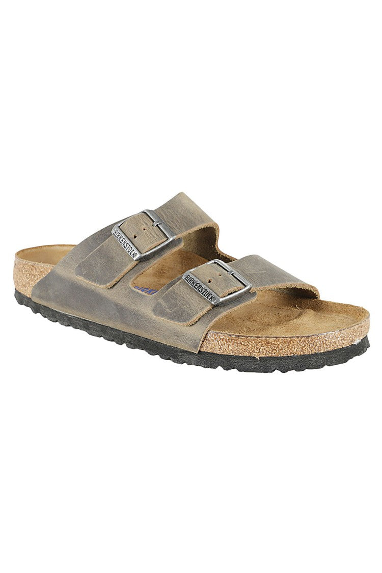 Birkenstock Arizona Sfb Two-Strap Suede Leather Sandal