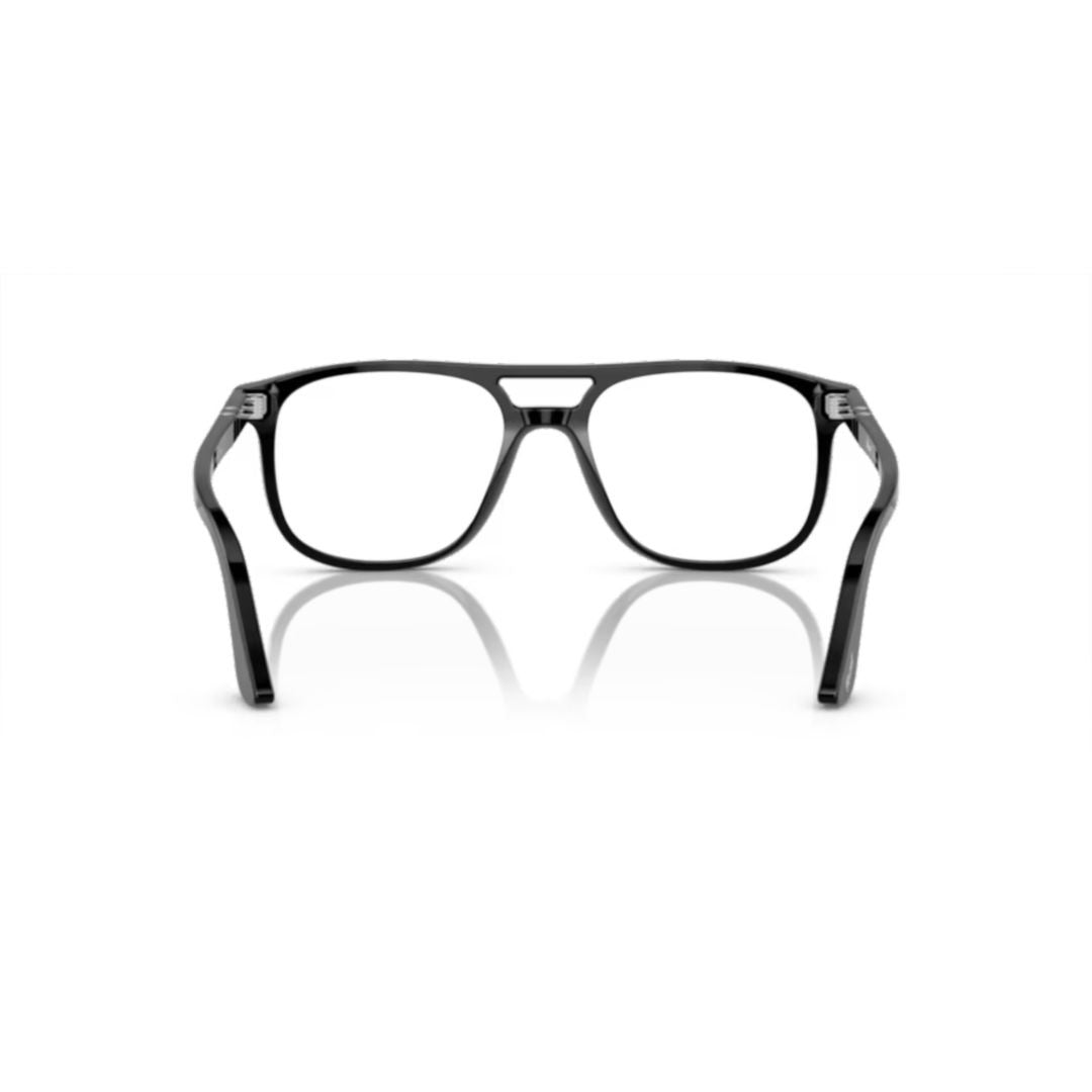 Persol 0Po3329v Bold Rectangular Sunglasses With Double Bridge Design